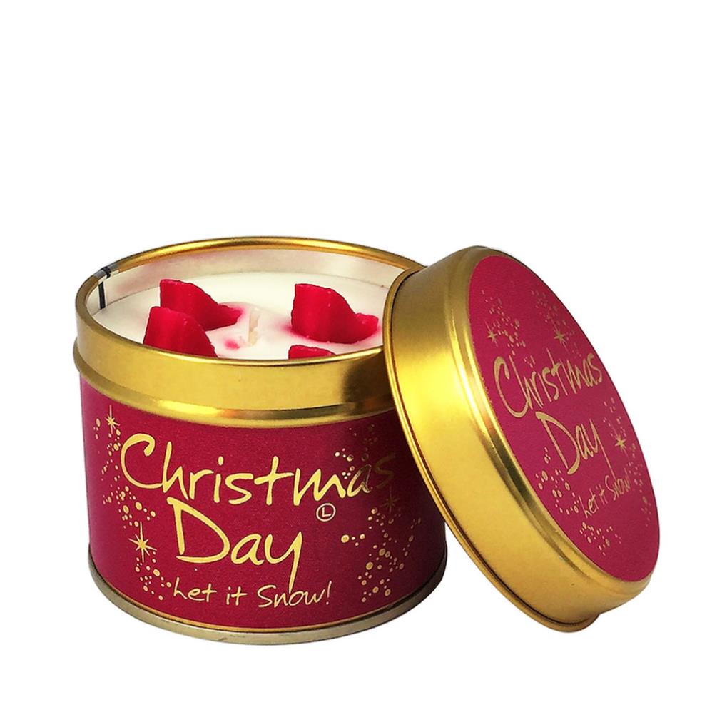 Lily-Flame Christmas Day Tin Candle £9.89